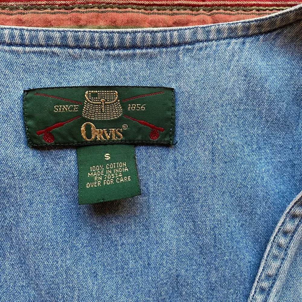 VTG Denim Vest, women’s small - Picture 3 of 7